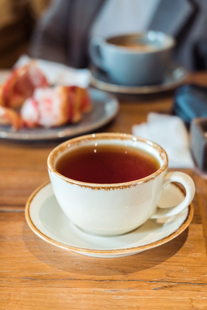 Tasse de thé avec douceur